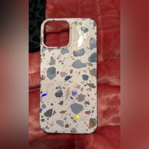 Speckled White and Gray Phone Case